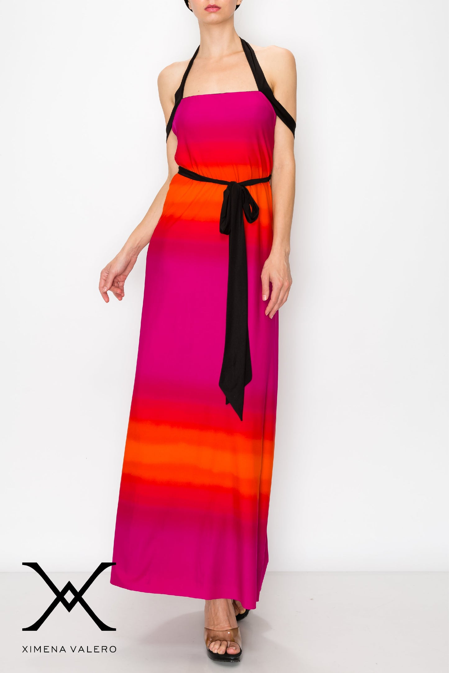 The Halter Tie Dye Gown XimenaValero