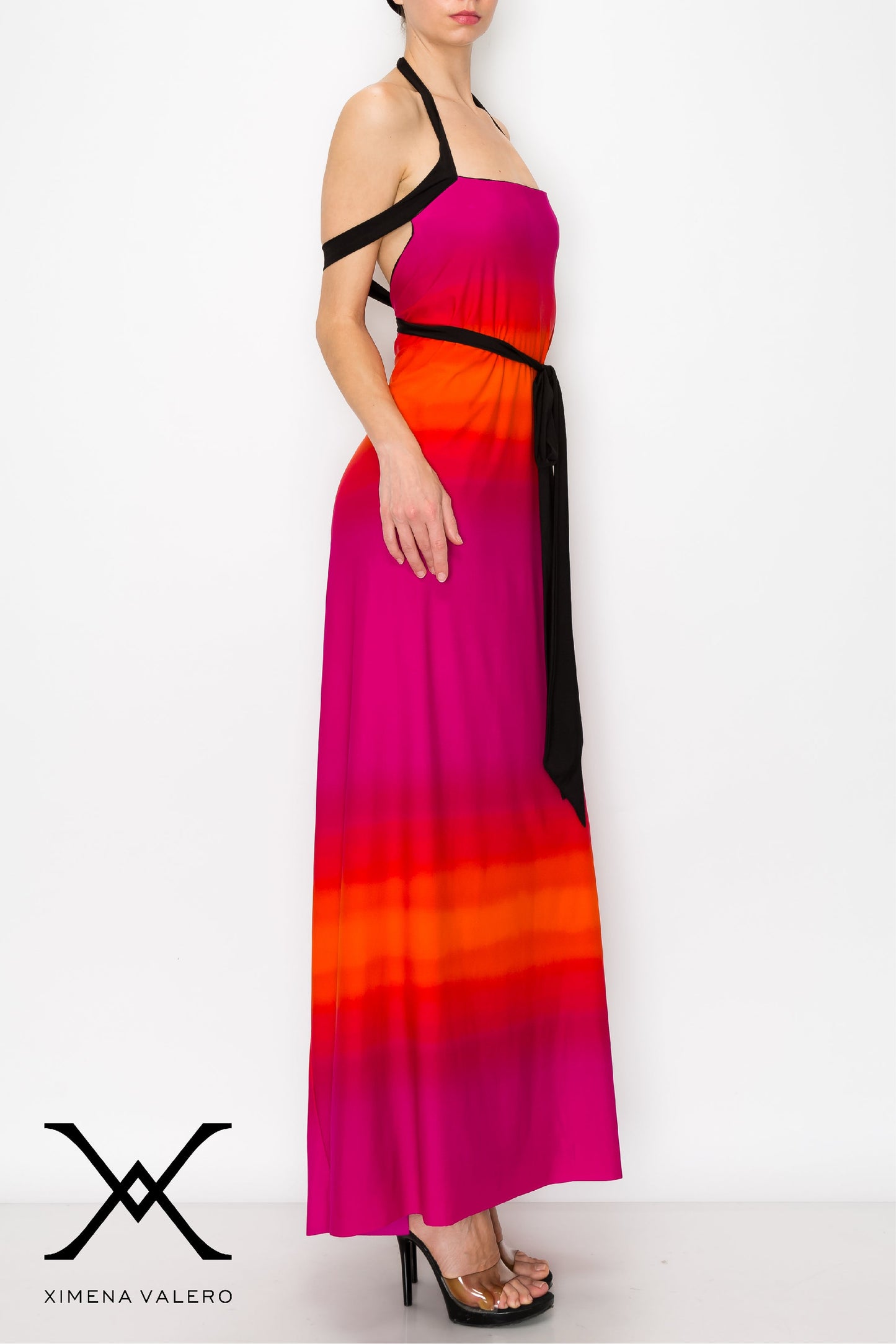 The Halter Tie Dye Gown XimenaValero