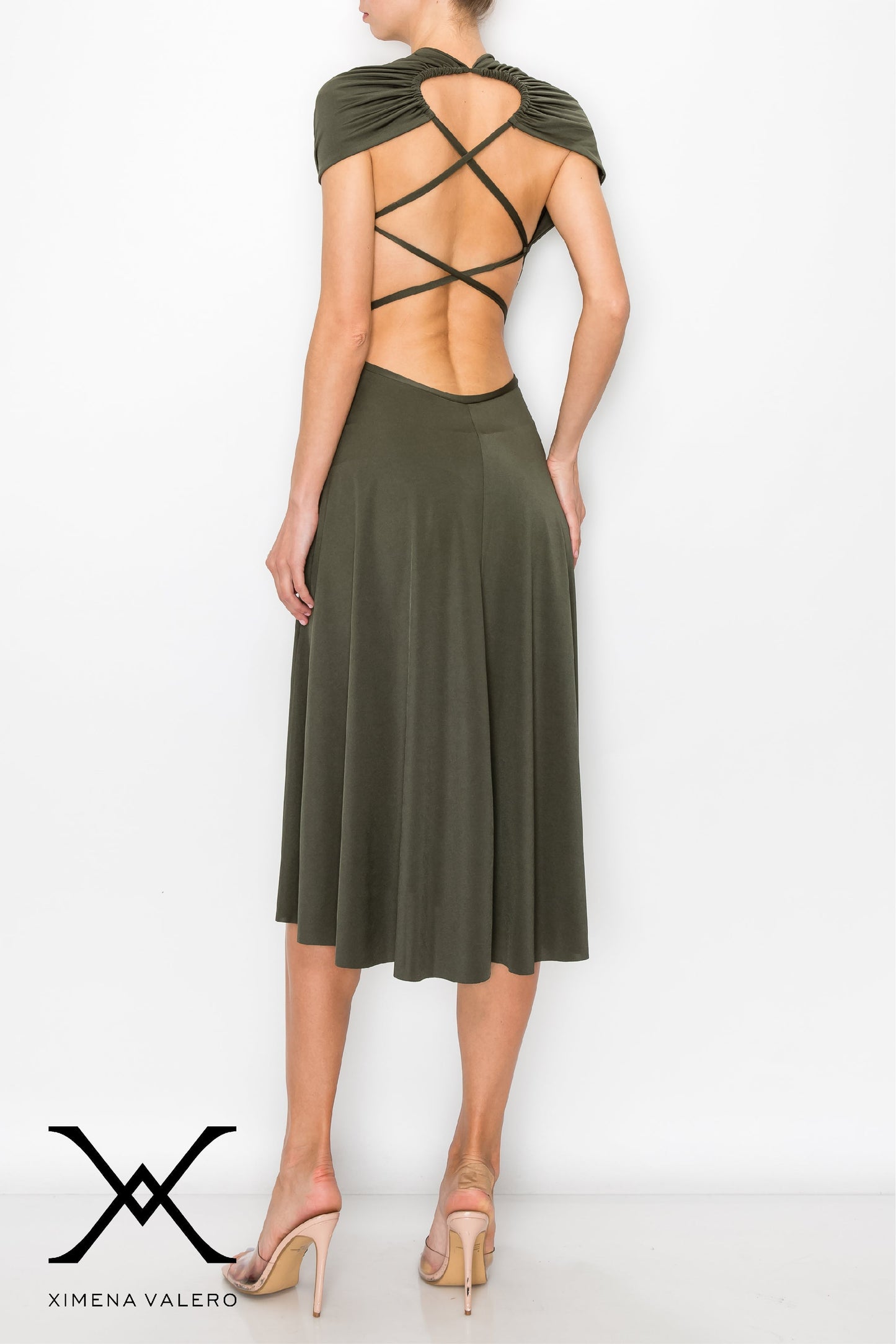 The Meta Cowl Dress XimenaValero