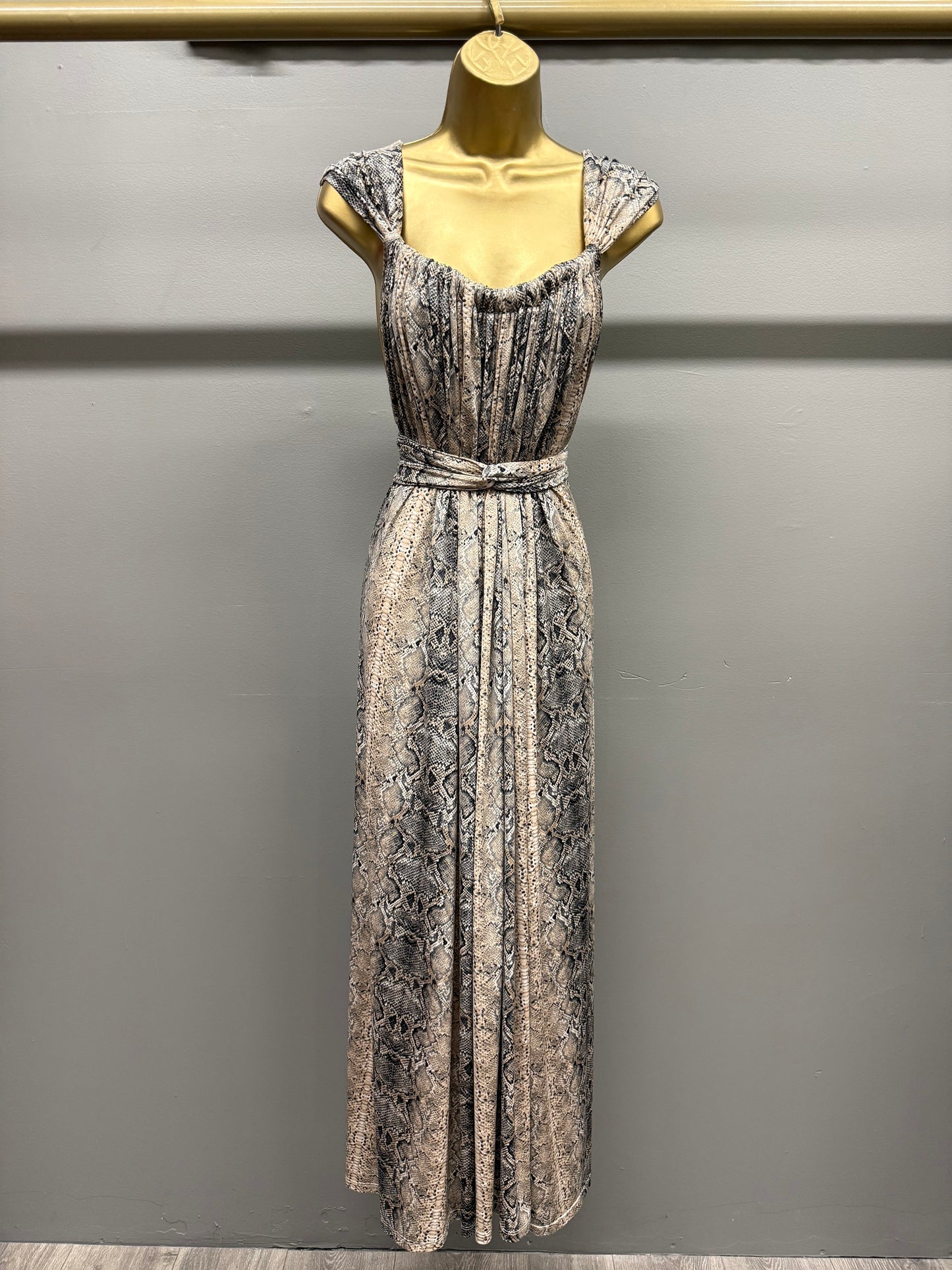 Dolce Maxi Dress – Snake Print (Transformable / Multi-Way)