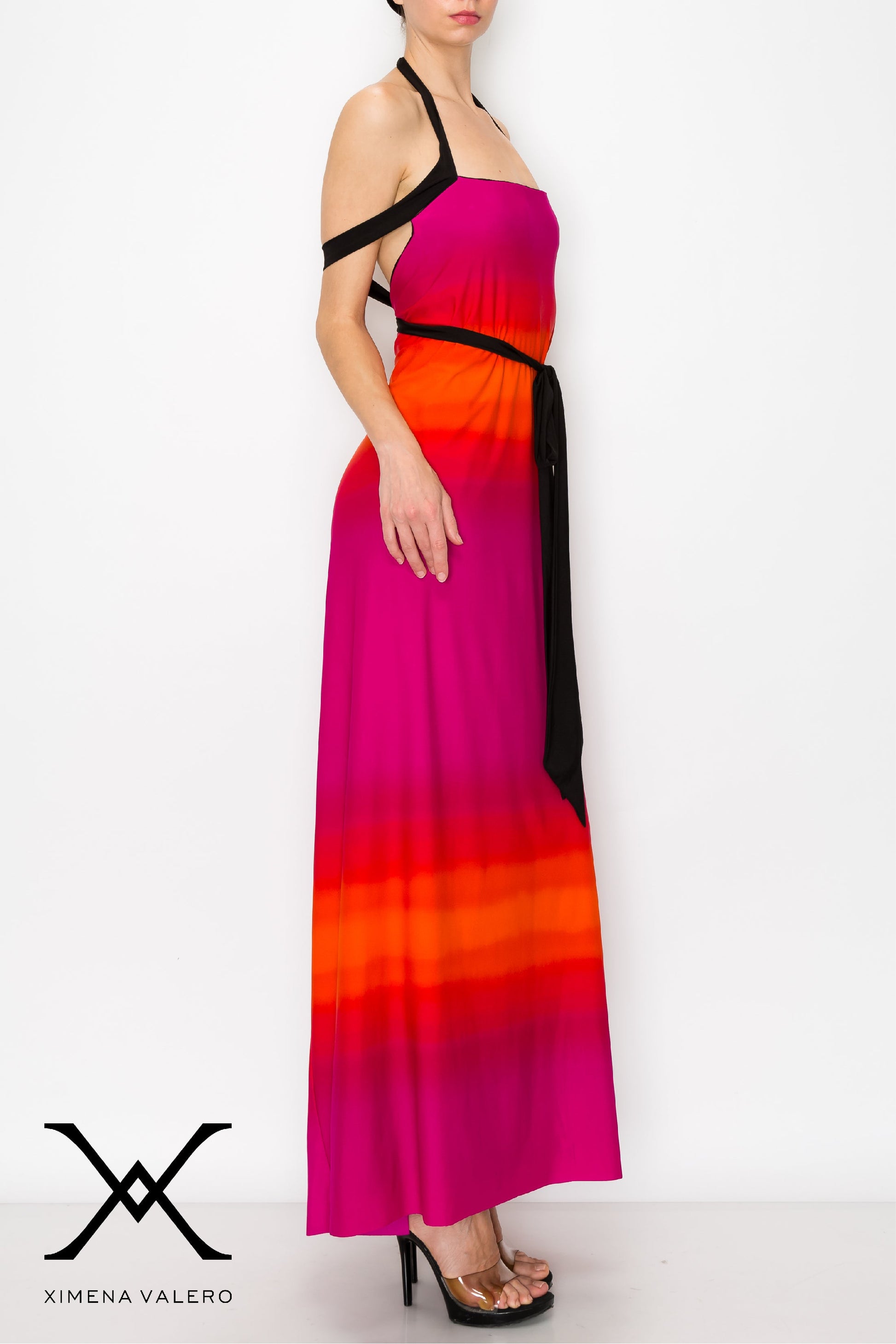 The Halter Tie Dye Gown XimenaValero
